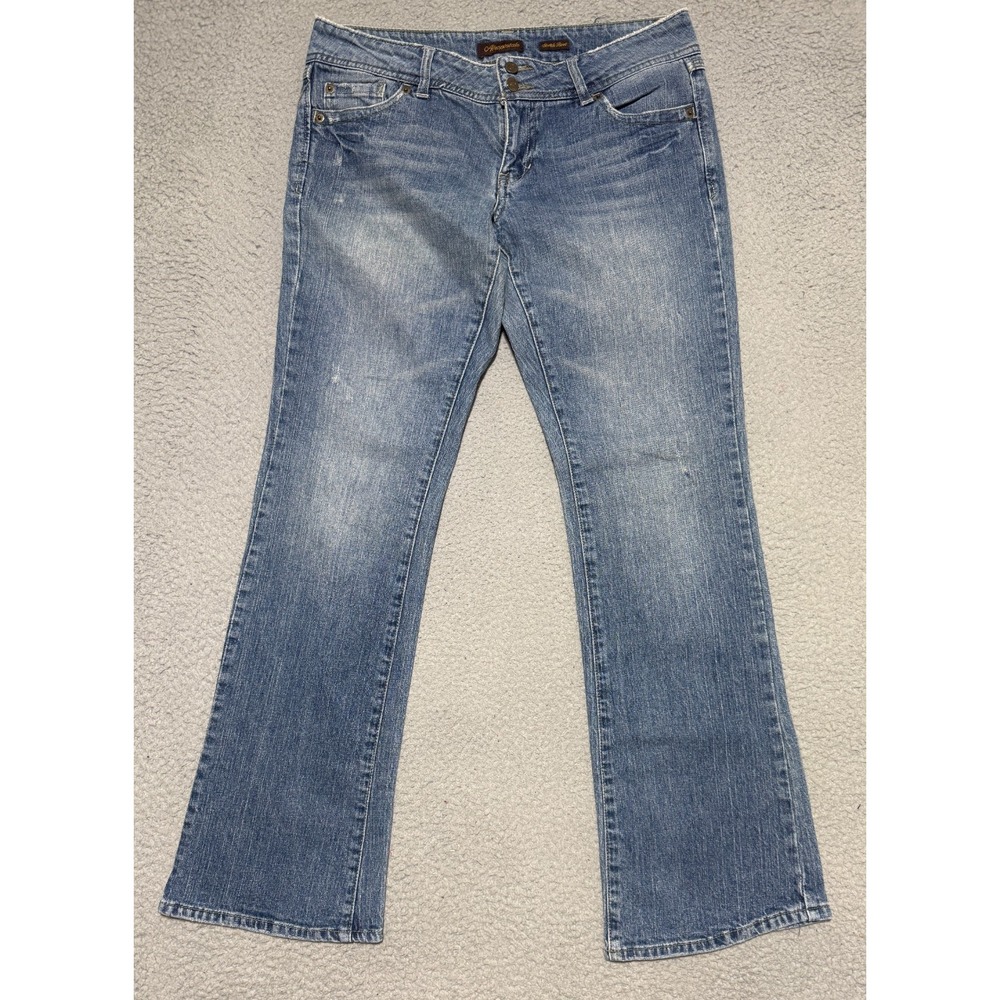 Aeropostale Stretch Denim Jeans Mens size 9/10 R 32x30 Flap pockets